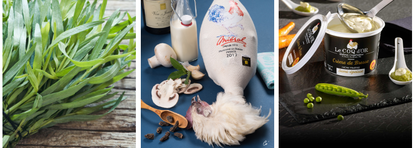 Poularde de Bresse à l'estragon